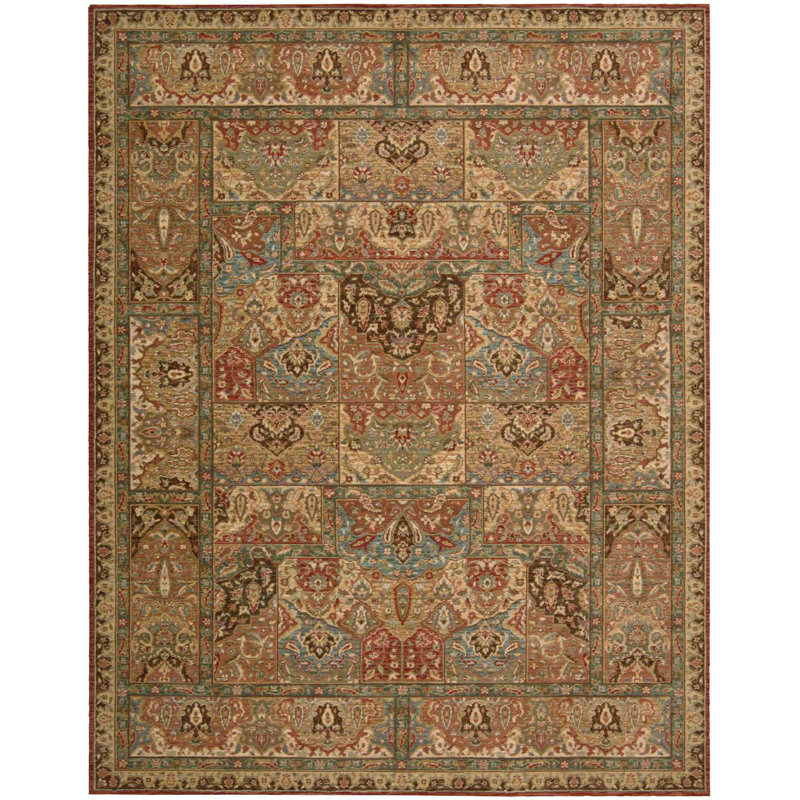 Ikat Indoor Rug, Rectangle 8'3" x 11'3"