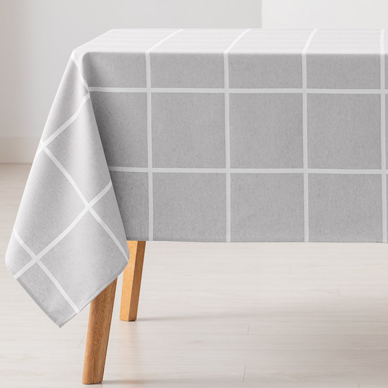 Ouellet Dining Linens, 180cm W x 140cm L, Light Grey