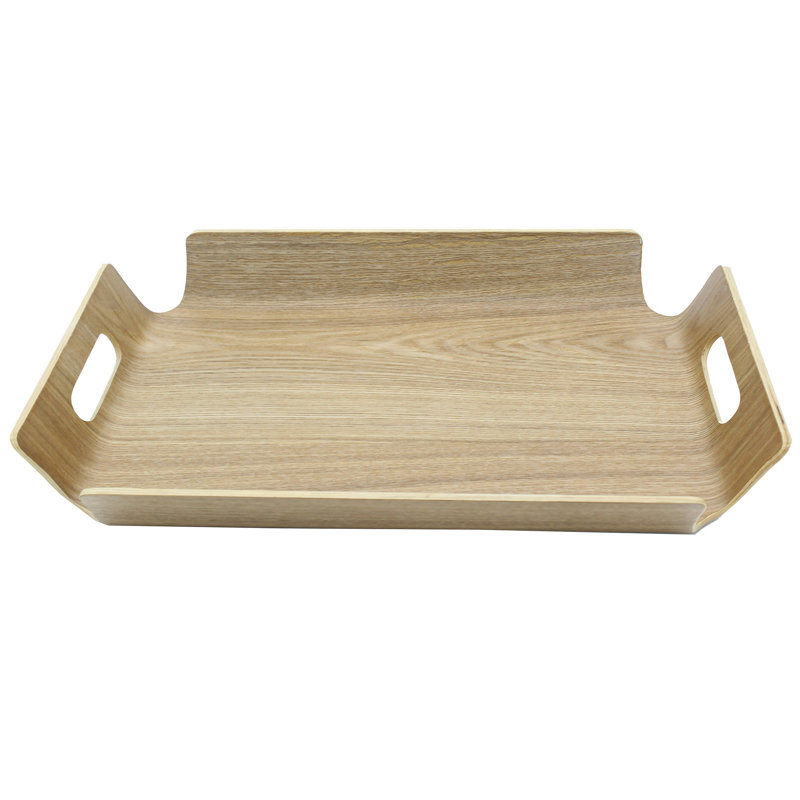 Plateau de service en bois cintré Ransome, H 2 po x L 21 po x P 15 po