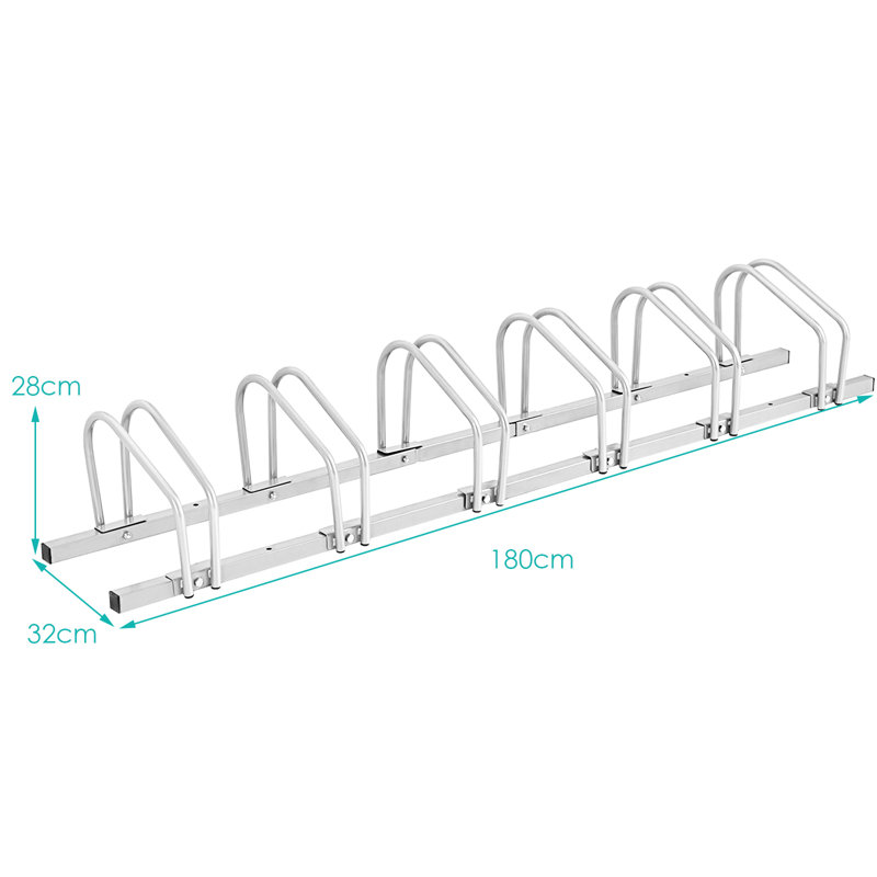 Komar Metal Freestanding Bike Rack