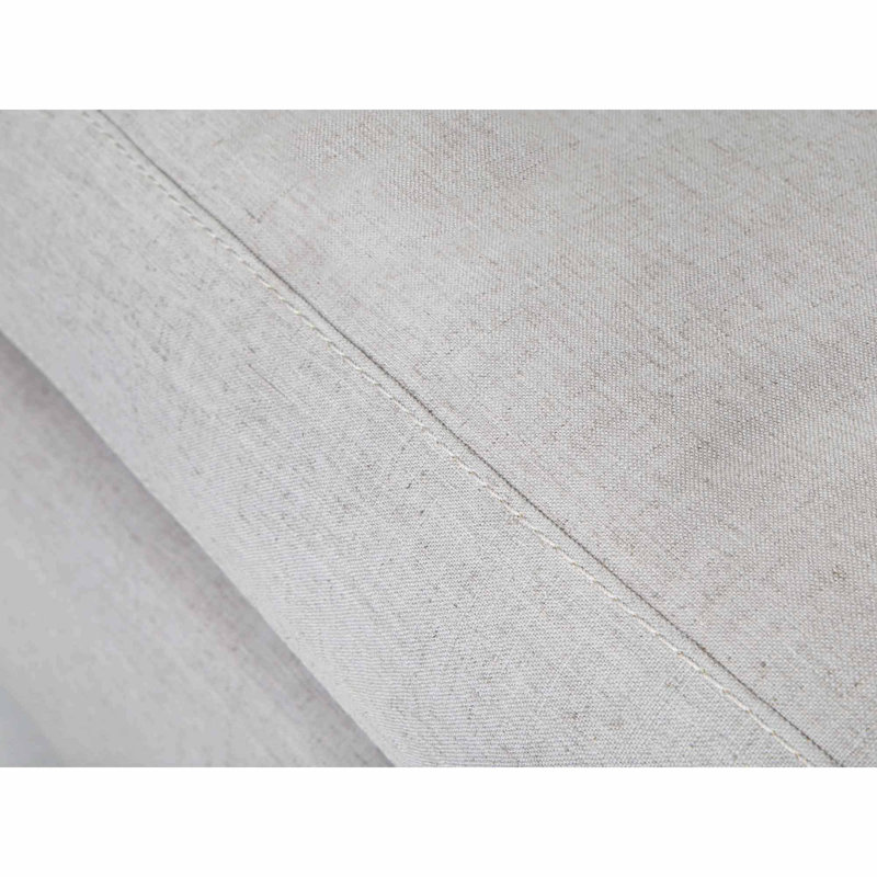 Chaise Franchell, Mélange de polyester gris clair