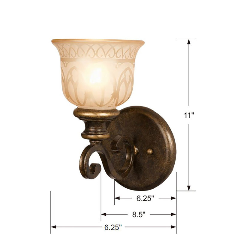 Applique murale 1 lampe antik Tusten
