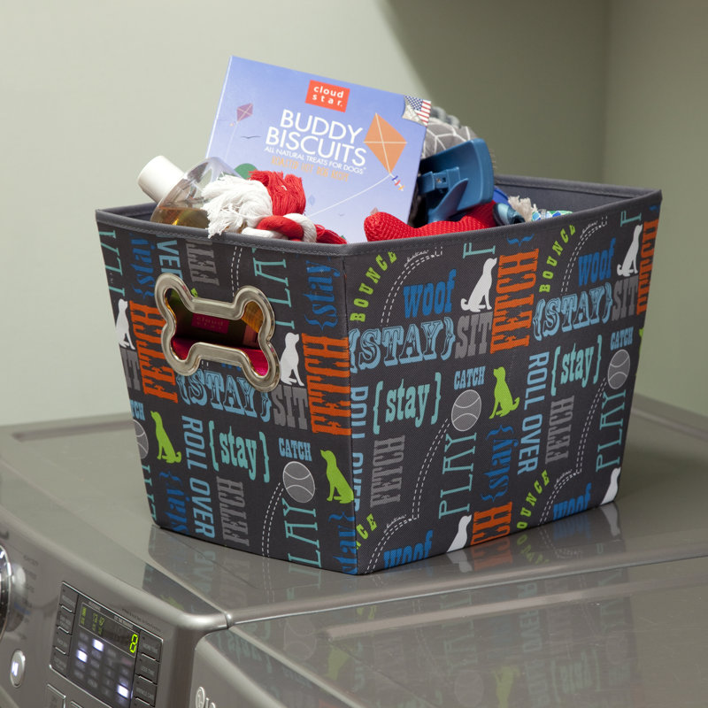 Panier en tissu wordplay jouets