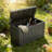 80 Gallon Outdoor Deck Box, Weather-Resistant Resin Storage Box for Patio Cushions, Garden Tools & Pool Supplies-123356763