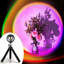 Lampe de projection RVB Sunset avec trépied flexible