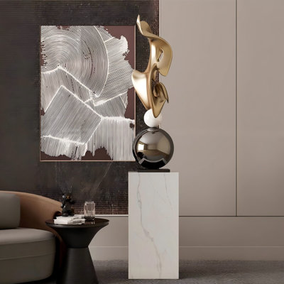 Sculpture géométrique moderne 62,99 "