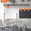 Tableau blanc roulant, tableau blanc mobile magnétique double face 48 po x 32 po, tableau effaçable à sec à hauteur réglable réversible à 360 ° avec roues et plateau mobile pour école de bureau-125895594