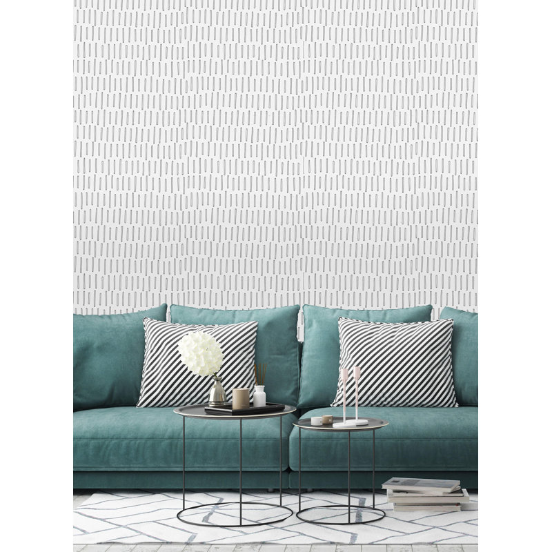 Rouleau de papier peint adhésif Aquasha, L 10,42 po x l 25 po