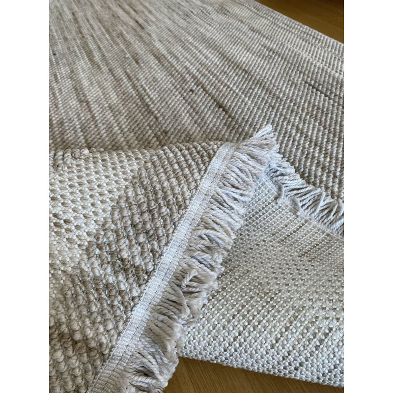 Tapis rectangulaire en coton Tilina, Rectangle 2 pi 7 po x 9 pi 10 po