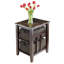 Table de bout en bois massif Guadulupe