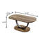 Ensemble de 3 tables basses de 47,4 po (1C + 2E), chêne rustique / sable noir
