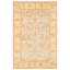 Tapis bleu clair Peshawar Oushak 6 pi 0 po x 9 pi 1 po