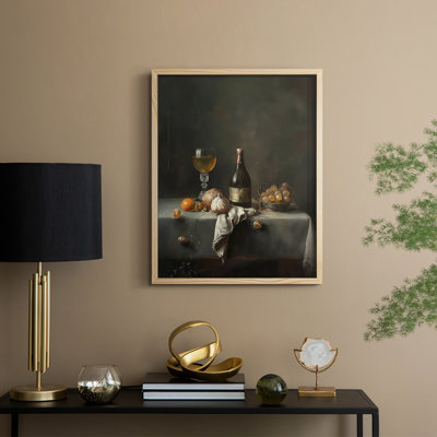 Reproduction encadrée FLORAL Series DCCxxi - bois massif
