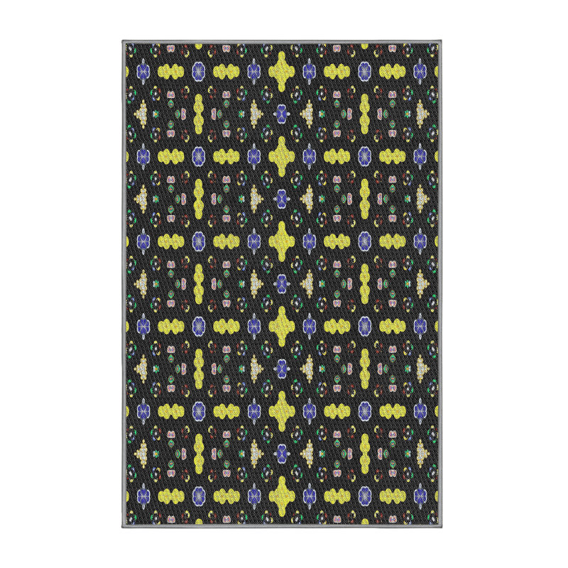 Geometric Indoor Rug, Runner 2' x 5'