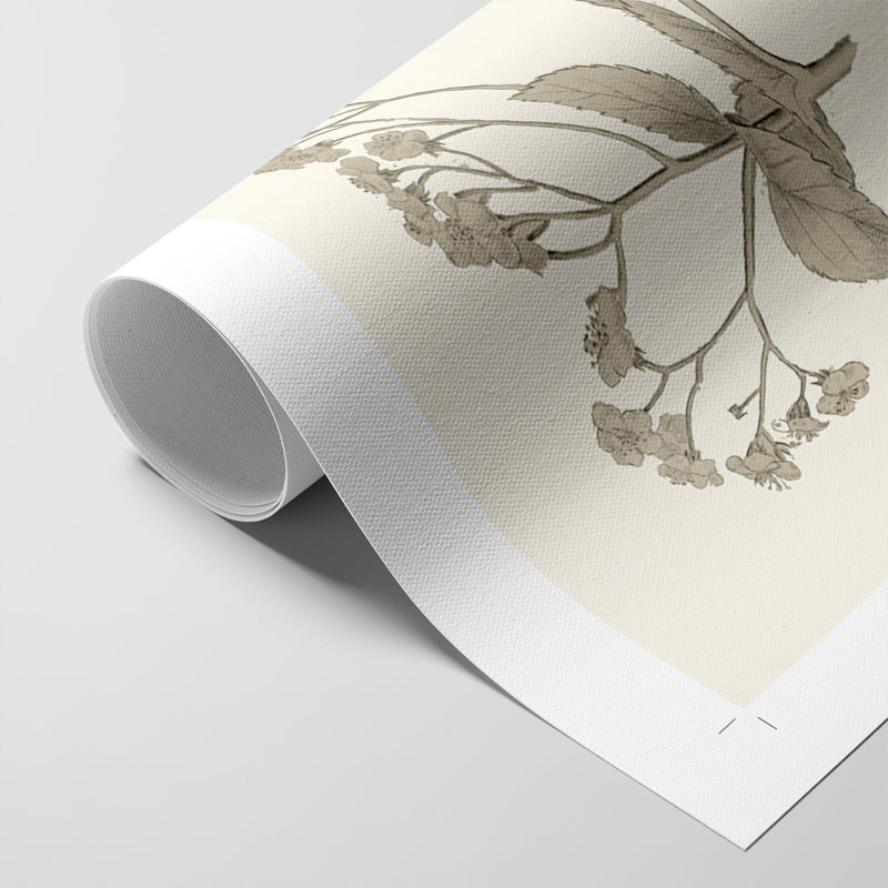 Feuilles et baies II - Impression sur toile seulement - NON CADRE, H 60 po x l 40 po