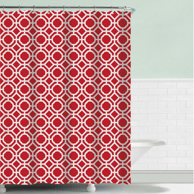 Donell Geometric Shower Curtain