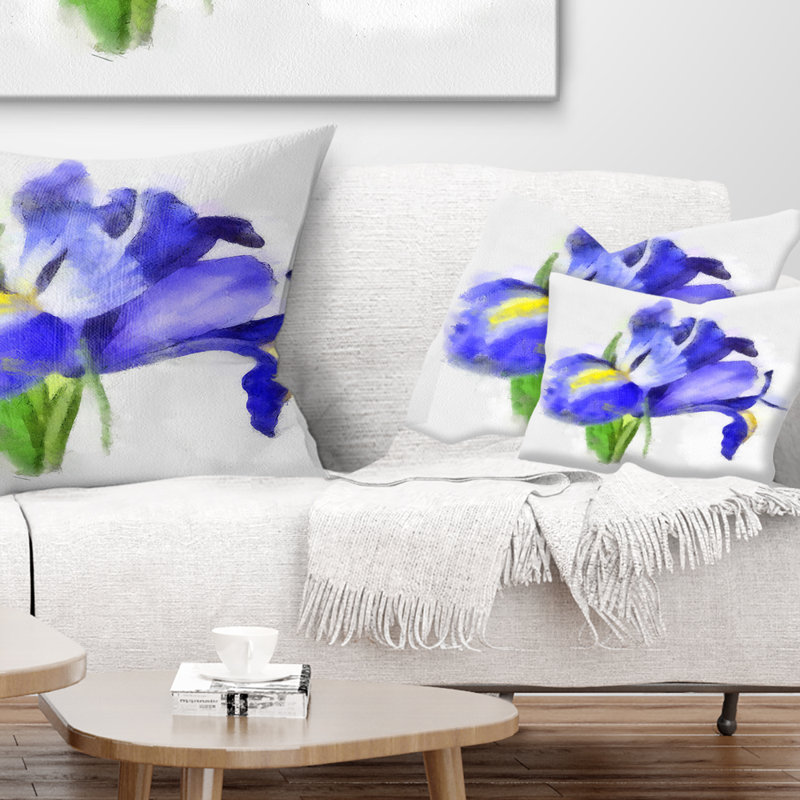 Coussin Blue Iris