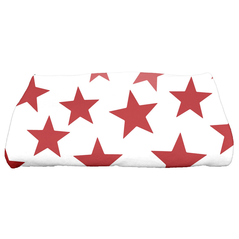 Alissiya Stars Bath Towel, Red