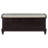 Classic Shoe Bench With Cushion And Three Drawers, Fluted Entryway Storage For Living Room, Hallways, And Entryway-1536305201