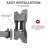 Lauria Articulating Arm Universal Wall Mount for 26"-42" Flat Panel Screens