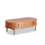 Table basse scandinave en bois massif: à un tiroir