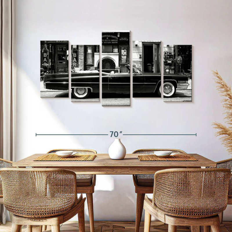 Mehar Black Cadillac, 33" H x 66" W