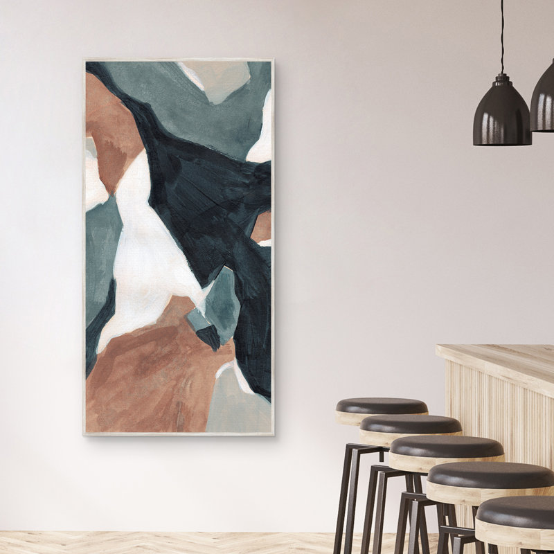 «Terra Abstract» par Willowbrook, art mural encadré