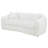 Bethony Faux Sheepskin Upholstered Sofa Natural-129392705