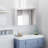 Double Door Wall Mounted Bathroom Mirror