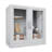 Mance Display Cabinet With Tempered Glass Shelves-1368225826