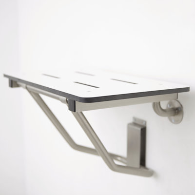 White Shower Bench Seat ADA Compliant
