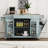 Versatile Fluted Kitchen Island With Advanced Storage And Functionality-664899429