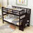 Desiderio Kids Twin Over Twin Bunk Bed-370807537