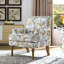 Chaise d'appoint confortable en bois