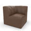 Chaise de coin modulaire sans accoudoirs Lavli