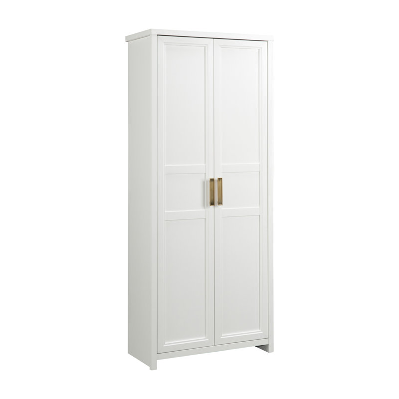 Miscellaneous Storage 2-Door Shaker Storage Cabinet In White