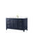 Daria 60'' Single Bathroom Vanity with Carrara Marble Top-97877096-97877102-97877097