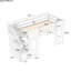 Lit mezzanine simple avec escalier de rangement et fenêtre-510696416
