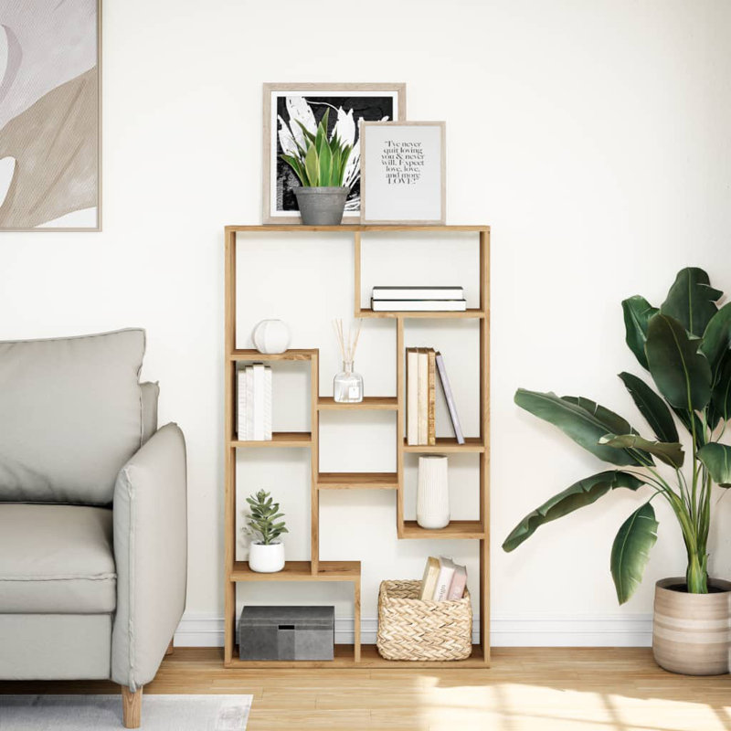 Betteridge 72cm W Bookcase, Artisian Oak