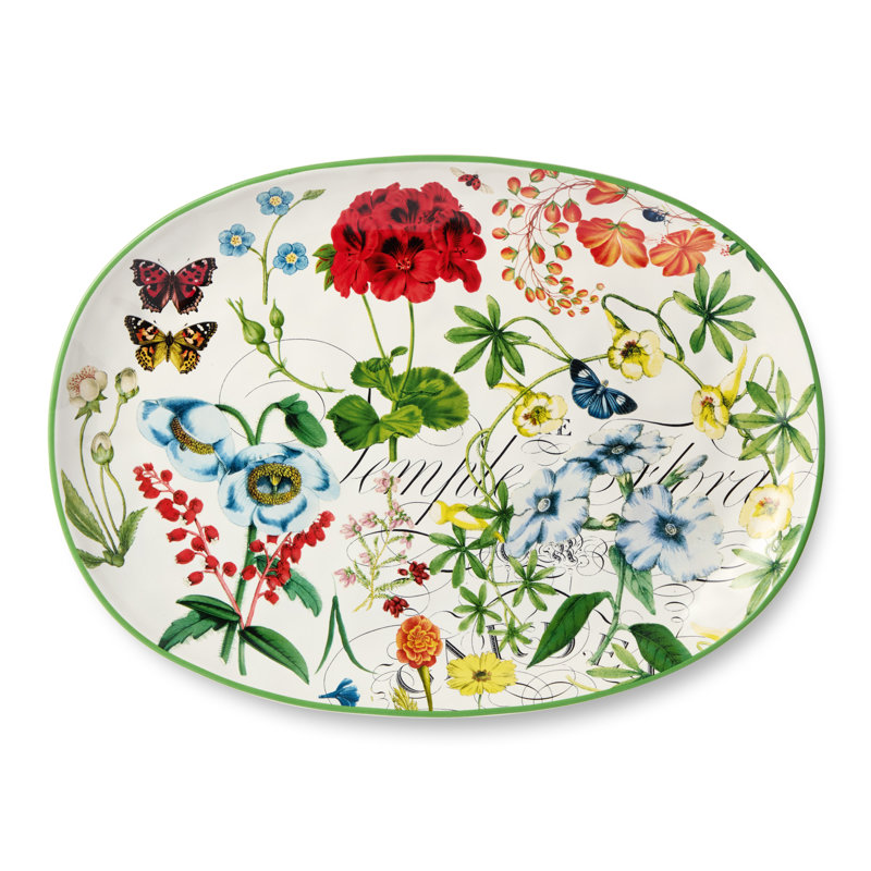 Greenhouse Oval Platter 16" x 12"