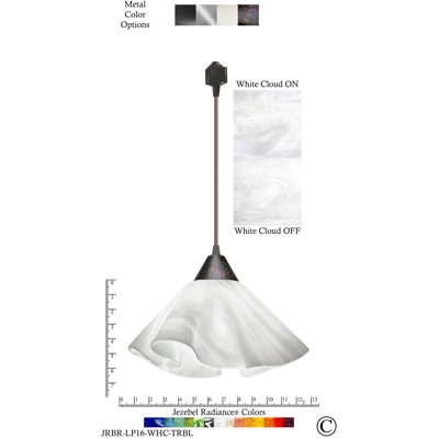 Luminaire suspendu 1 lumière Sapin Lily