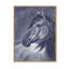 Portrait d'un cheval la nuit - Peinture sur toile-67231161-67231169
