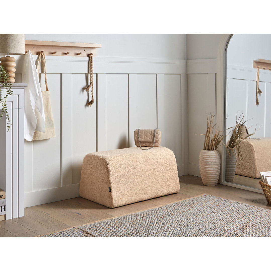 79cm Wide Irregular Solid Colour Pouffe Ottoman