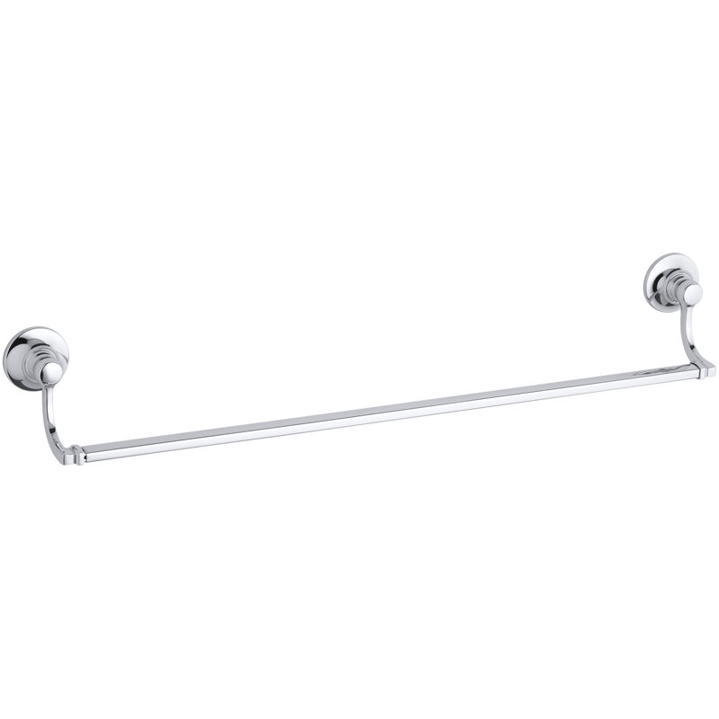 Barre à serviettes murale Bancroft, Chrome poli, L 24 po