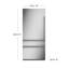 Monogram 36" Integrated Left-Hinge Bottom Freezer Refrigerator