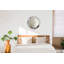 Huldar Glass Flat Wall Mirror