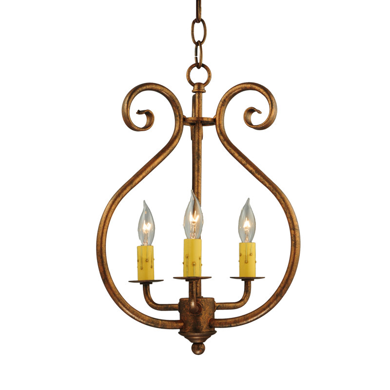 Luminaire suspendu géométrique 3 lumières unique
