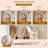 Makeup Vanity Desk With LED Lighted Mirror & 5 Drawers, White Vanity Table/Dressing Desk With Power Outlet & Open Storage Shelf For Bedroom, Large Vanity Table, 3 Color Modes-2145369181