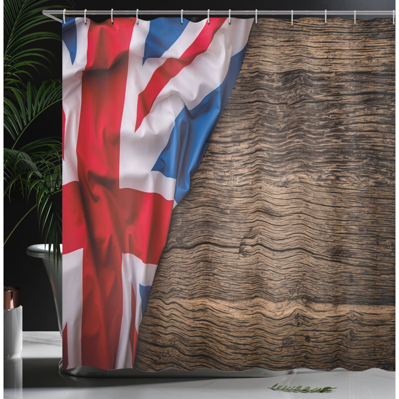 Shower Curtain with Hooks Included