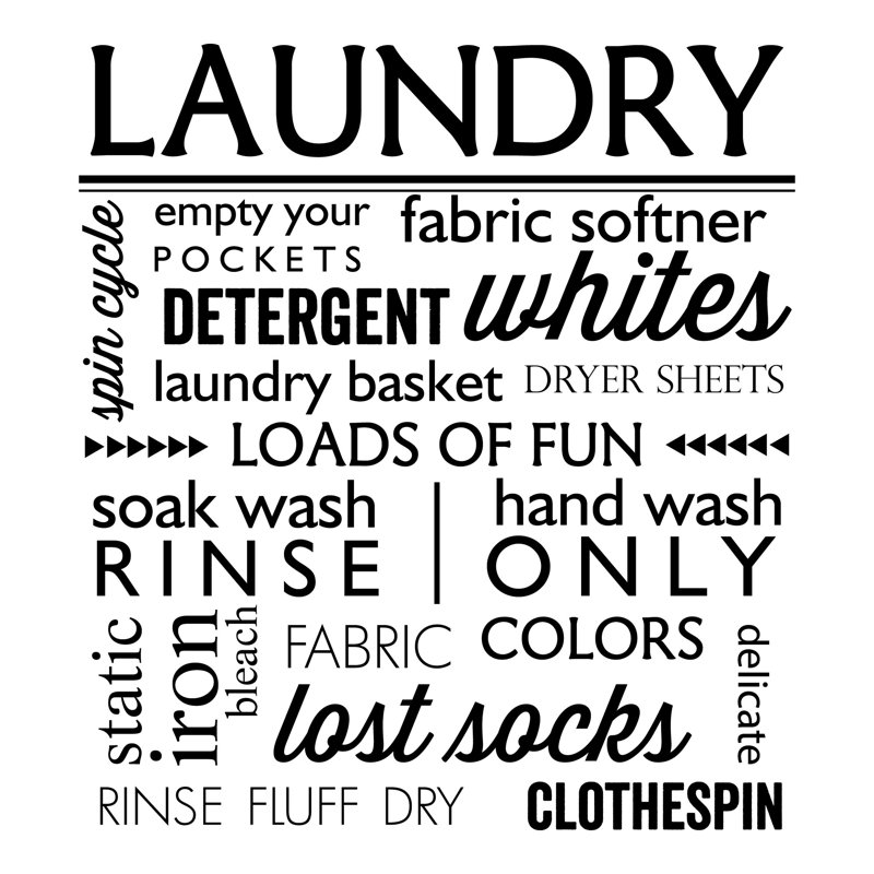 Adhésif décoratif "Laundry Subway"